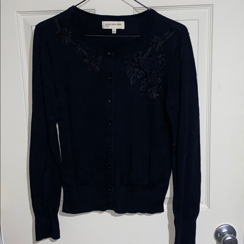 Jones New York Sport Detailed Cardigan